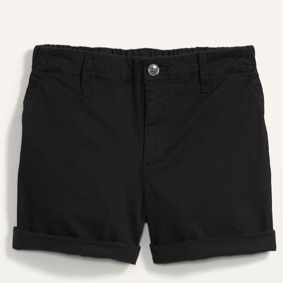 NWT! Black High-Waisted OGC Pull-On Chino Shorts -- 5-inch inseam - Size XL🩵 - Picture 4 of 7